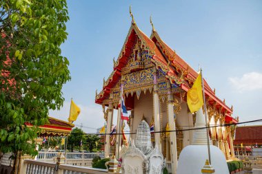 Tayland 'ın Nonthaburi iline bağlı Pak Kret şehrindeki Wat Sanam Nuea, 9 Kasım 2024