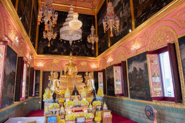 Wat Paramai Yikawat, Tayland 'da Pak Kret şehrindeki Ko Kret Adası, Pak Kret, 10 Kasım 2024