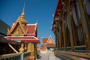 Tayland 'ın Nonthaburi iline bağlı Pak Kret şehrindeki Wat Boa, 11 Kasım 2024