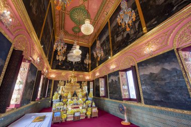 Wat Paramai Yikawat, Tayland 'da Pak Kret şehrindeki Ko Kret Adası, Pak Kret, 10 Kasım 2024