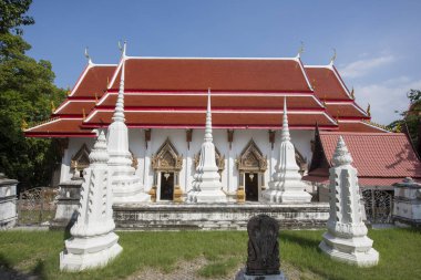 Pak Kret şehrindeki Wat Klang Tayland, Tayland, Tayland, Pak Kret, 9 Kasım 2024