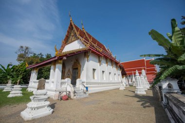 Pak Kret şehrindeki Wat Klang Tayland, Tayland, Tayland, Pak Kret, 9 Kasım 2024