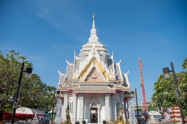 Khon Kaen Şehir Merkezi 'ndeki Şehir Sütun Tapınağı ve Tayland' daki Khon Kaen ili. Tayland, Khon Kaen, 4 Aralık 2024