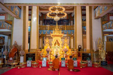 Phra Mahathat Kaen Nakhon, Tayland 'ın Khon Kaen ilinin şehir merkezinde. Tayland, Khon Kaen, 4 Aralık 2024