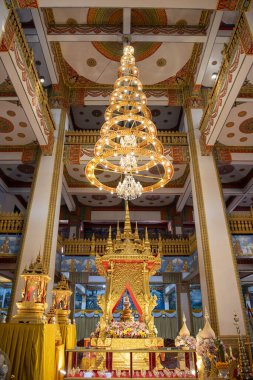 Phra Mahathat Kaen Nakhon, Tayland 'ın Khon Kaen ilinin şehir merkezinde. Tayland, Khon Kaen, 4 Aralık 2024