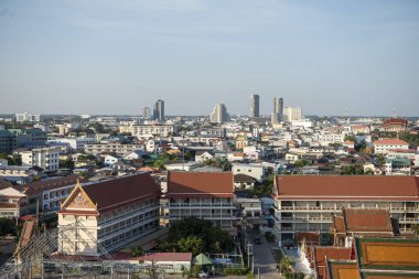 Tayland 'da Khon Kaen ilinin şehir merkezinin manzarası. Tayland, Khon Kaen, 4 Aralık 2024