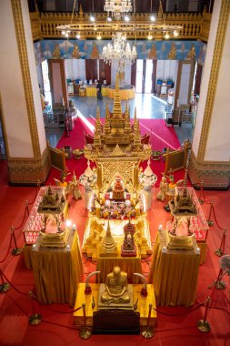 Phra Mahathat Kaen Nakhon, Tayland 'ın Khon Kaen ilinin şehir merkezinde. Tayland, Khon Kaen, 4 Aralık 2024