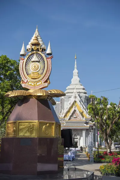 Khon Kaen Şehir Merkezi 'ndeki Şehir Sütun Tapınağı ve Tayland' daki Khon Kaen ili. Tayland, Khon Kaen, 4 Aralık 2024