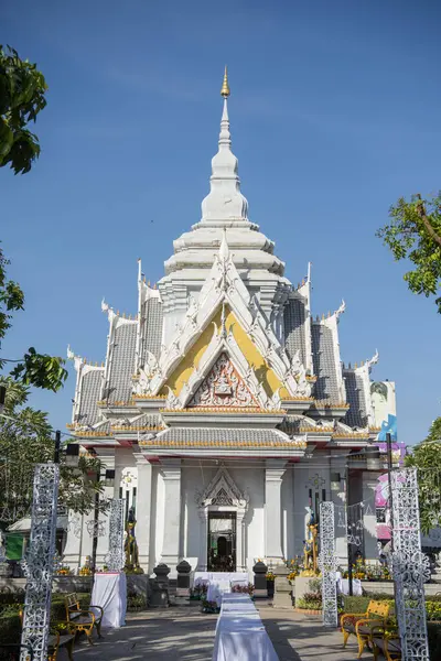 Khon Kaen Şehir Merkezi 'ndeki Şehir Sütun Tapınağı ve Tayland' daki Khon Kaen ili. Tayland, Khon Kaen, 4 Aralık 2024