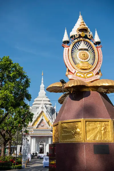 Khon Kaen Şehir Merkezi 'ndeki Şehir Sütun Tapınağı ve Tayland' daki Khon Kaen ili. Tayland, Khon Kaen, 4 Aralık 2024