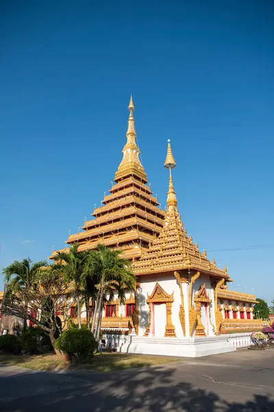 Phra Mahathat Kaen Nakhon, Tayland 'ın Khon Kaen ilinin şehir merkezinde. Tayland, Khon Kaen, 4 Aralık 2024