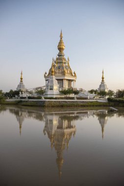 Wat Thung Setthi, Tayland 'ın Khon Kaen ilinde. Tayland, Khon Kaen, 7 Aralık 2024