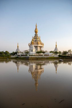 Wat Thung Setthi, Tayland 'ın Khon Kaen ilinde. Tayland, Khon Kaen, 7 Aralık 2024