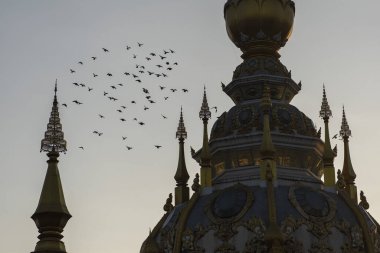Wat Thung Setthi, Tayland 'ın Khon Kaen ilinde. Tayland, Khon Kaen, 7 Aralık 2024