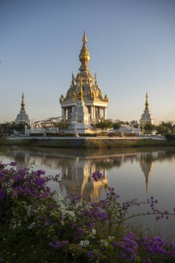 Wat Thung Setthi, Tayland 'ın Khon Kaen ilinde. Tayland, Khon Kaen, 7 Aralık 2024