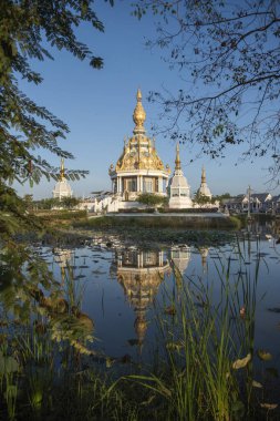 Wat Thung Setthi, Tayland 'ın Khon Kaen ilinde. Tayland, Khon Kaen, 7 Aralık 2024