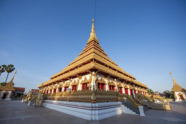 Phra Mahathat Kaen Nakhon, Tayland 'ın Khon Kaen ilinin şehir merkezinde. Tayland, Khon Kaen, 4 Aralık 2024