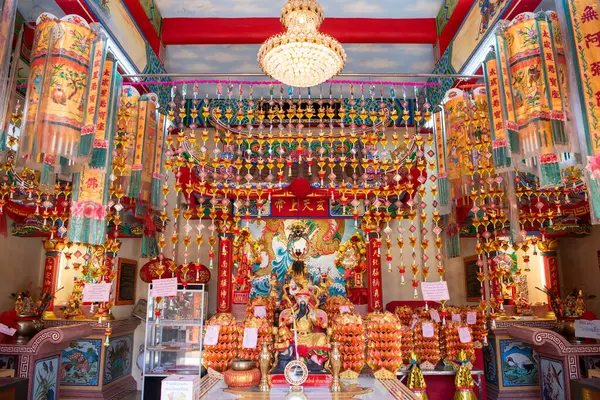 Pun Tao Kong Ma Tapınağı, Tayland 'ın kuzeyinde ve Phitsanulok ilinde. Tayland, Phitsanulok, 30 Kasım 2024.