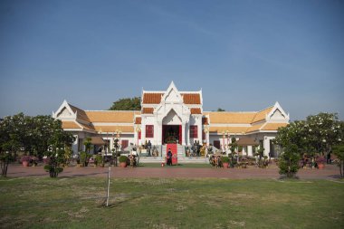 Tayland 'ın Phitsanulok şehrindeki Chan Kraliyet Sarayı Müzesi. Tayland, Phitsanulok, 1 Aralık 2024.