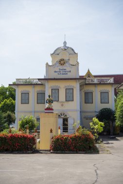 Wat Tha Thanon, Tayland 'ın Uttaradit iline bağlı Uttaradit şehrinde. Tayland, Uttaradit, 26 Kasım 2024.