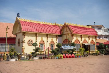 Wat Tha Thanon, Tayland 'ın Uttaradit iline bağlı Uttaradit şehrinde. Tayland, Uttaradit, 26 Kasım 2024.