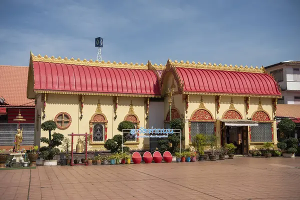 Wat Tha Thanon, Tayland 'ın Uttaradit iline bağlı Uttaradit şehrinde. Tayland, Uttaradit, 26 Kasım 2024.