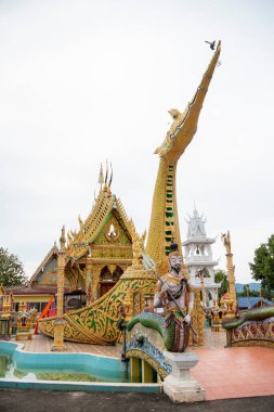 Wat Hong Sung, Tayland 'ın Uttaradit iline bağlı Uttaradit şehrinin yakınlarında. Tayland, Uttaradit, 27 Kasım 2024.