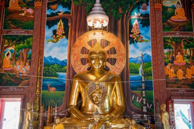 Tayland 'ın Uttaradit Eyaleti yakınlarındaki Tron' daki Wat Ban Kaeng Tai 'de. Tayland, Uttaradit, 28 Kasım 2024.