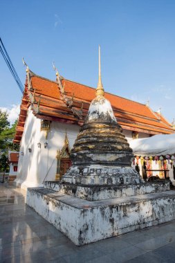 Wat Phra Thaen Sila Tayland 'ın Uttaradit şehrinin yakınlarında. Tayland, Uttaradit, 26 Kasım 2024.