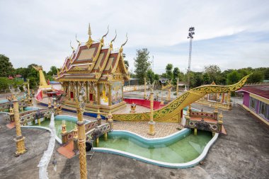 Wat Hong Sung, Tayland 'ın Uttaradit iline bağlı Uttaradit şehrinin yakınlarında. Tayland, Uttaradit, 27 Kasım 2024.