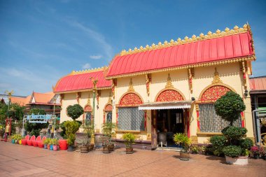 Wat Tha Thanon, Tayland 'ın Uttaradit iline bağlı Uttaradit şehrinde. Tayland, Uttaradit, 26 Kasım 2024.