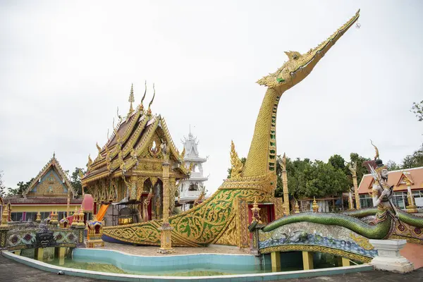 Wat Hong Sung, Tayland 'ın Uttaradit iline bağlı Uttaradit şehrinin yakınlarında. Tayland, Uttaradit, 27 Kasım 2024.