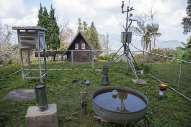 Kuzey Tayland 'ın Nan ilindeki Khun Sathan Ulusal Parkı' ndaki Khunsathan Watershed Araştırma İstasyonu. Tayland, Nan, 22 Kasım 2024.
