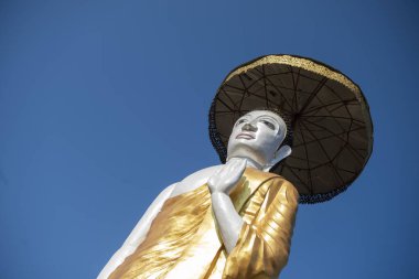 Wat Phra that Chom Chaeng Kuzey Tayland Phrae şehrinde Phrae şehrinde. Tayland, Phrae, Kasım, 23, 2024.
