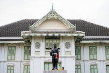 Phrae şehrindeki Khum Chao Luang Mueang Phrae Evi ve Kuzey Tayland 'daki Phrae ili. Tayland, Phrae, Kasım, 23, 2024.