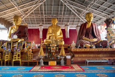 Wat Sawan Niwet Phrae şehrinde ve Phrae ilinde Kuzey Tayland 'da. Tayland, Phrae, 24 Kasım 2024.