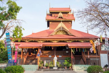 Phrae şehrindeki Wat Sa Bo Kaeo şehrinde ve Kuzey Tayland 'daki Phrae ilinde. Tayland, Phrae, 24 Kasım 2024.