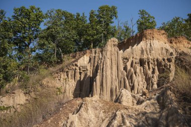 Tayland, Nan: 22 Kasım 2024 - Kuzey Tayland 'ın Nan ilindeki Sao Din Na Noi Milli Parkı.