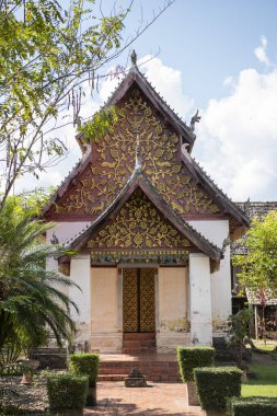 Tayland, Nan: 17 Kasım 2024 Kuzey Tayland 'daki Wang Pha Köyü' ndeki Wat Nong Bua Müzesi.  