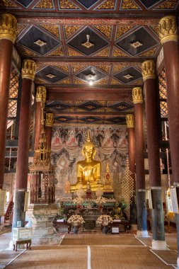 Tayland, Nan: 17 Kasım 2024 - Kuzey Tayland 'ın Nan ilindeki Wang Pha Köyü' ndeki Wat Nong Bua Müzesi.  