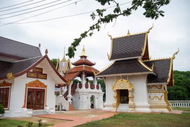 Tayland, Pua: 18 Kasım 2024 - Wat Phra that Beng Sakat Kuzey Tayland 'ın Nan ilindeki Pua kasabasında.