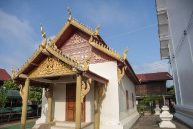 Tayland, Nan: 15 Kasım 2024 - Wat Phra Kerd Kuzey Tayland 'ın Nan ilinde.  