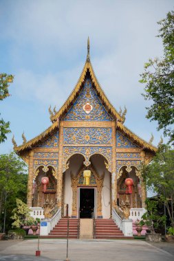 Tayland, Nan: 15 Kasım 2024 - Nan şehrindeki Wat Pranate, Kuzey Tayland.  