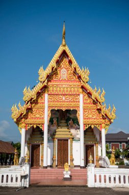 Tayland, Nan: 15 Kasım 2024 - Nan şehrindeki Wat Muanglen Kuzey Tayland.  