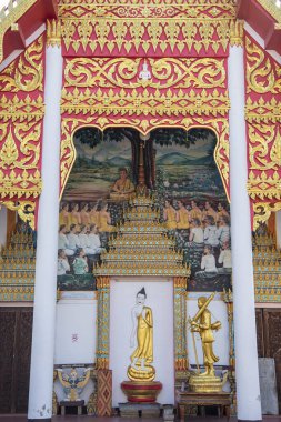 Tayland, Nan: 15 Kasım 2024 - Nan şehrindeki Wat Muanglen Kuzey Tayland.  