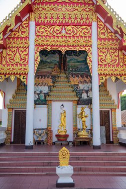 Tayland, Nan: 15 Kasım 2024 - Nan şehrindeki Wat Muanglen Kuzey Tayland.  