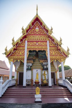 Tayland, Nan: 15 Kasım 2024 - Nan şehrindeki Wat Muanglen Kuzey Tayland.  