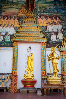 Tayland, Nan: 15 Kasım 2024 - Nan şehrindeki Wat Muanglen Kuzey Tayland.  