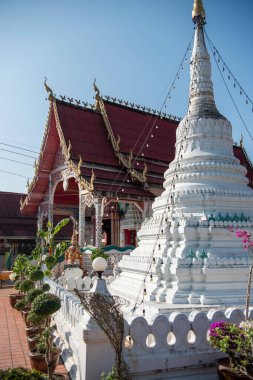 Tayland, Nan: 15 Kasım 2024 - Nan şehrindeki Wat Donkeaw, Kuzey Tayland.  