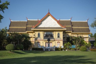 Tayland, Nan: 16 Kasım 2024 - Kuzey Tayland 'ın Nan ilindeki Nan Ulusal Müzesi. 